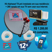 Kit AlphaSat carona.