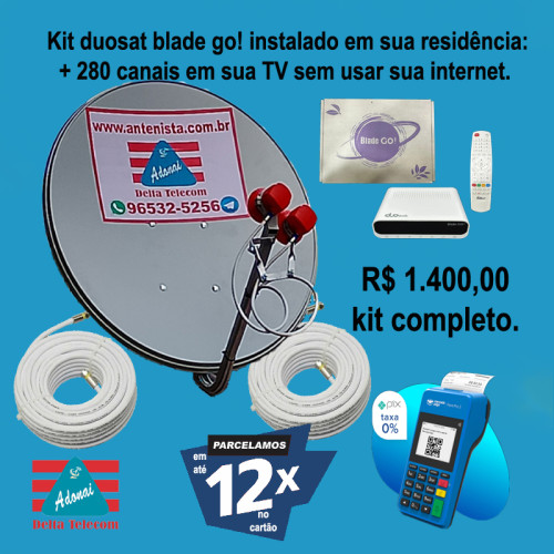 Kit duosat blad go carona instalado.