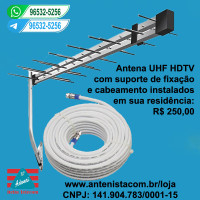 Antena digital 38 elementos instalada.