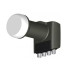 01 (uma) Antena off-set com lnb quadruplo instalada.