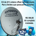 01 (uma) Antena off-set com lnb duplo instalada.