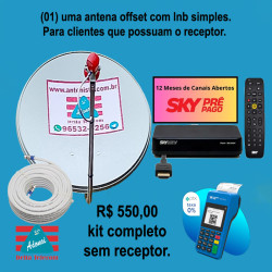 Kit sky conforto instalado.
