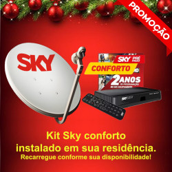 Kit sky conforto instalado.