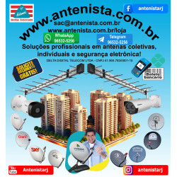 Antena coletiva digital terrestre.