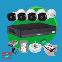 DVR 4 canais intelbras