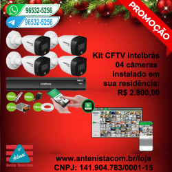 DVR 4 canais intelbras